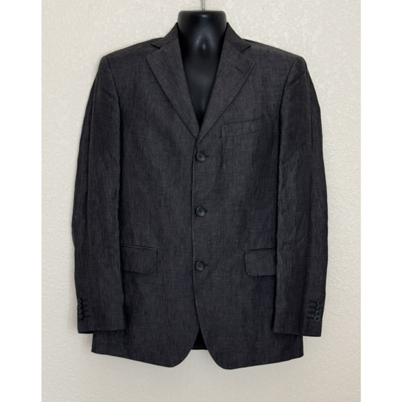 Banana Republic 100% Linen Jacket Sports Coat Mens 38R Slim Fit Old Money Preppy - Picture 1 of 16